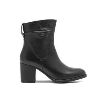 Botine dama -  590558808687139 - Piele naturala - Negru
