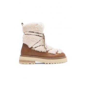 Botine dama -  590559 - Piele naturala - Maro -
