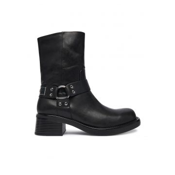 Botine dama 899 79RA3S91 ZSD61 -  Piele ecologica - Negru
