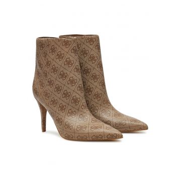 Botine dama FLFSK2 FAL10 -  Piele ecologica - Maro