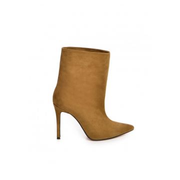 Botine Dama Piele Naturala Camel Cardie