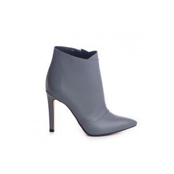 Botine Dama Piele Naturala Gri Fiona
