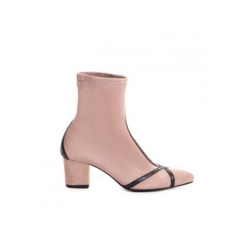 Botine Dama Piele Naturala Lila Kylie