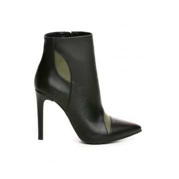 Botine dama Piele Naturala Negru Chloe