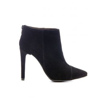 Botine dama Piele Naturala Negru Emotion