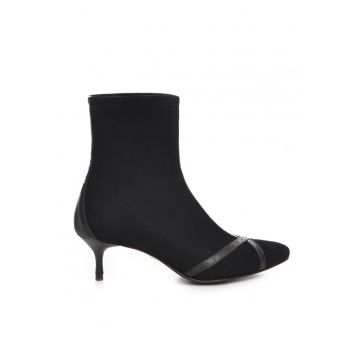 Botine Dama Piele Naturala Negru Kylie - Marimea