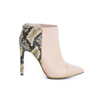 Botine dama Piele Naturala Nude Emotion