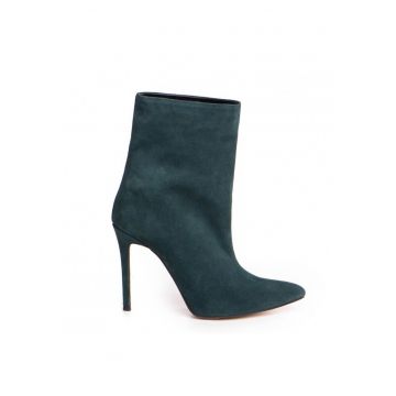 Botine Dama Piele Naturala Verde Cardie