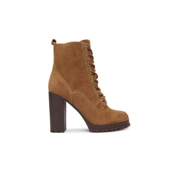 Botine -  maro - piele naturala