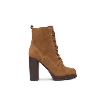 Botine -  maro - piele naturala