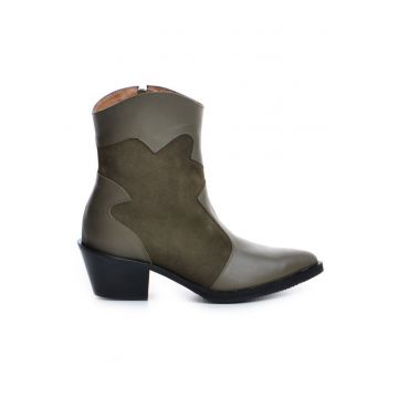 Ciocate dama Piele Naturala Khaki Arizona