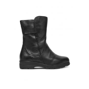 dama  9-26453-45 - piele naturala - negru - Negru