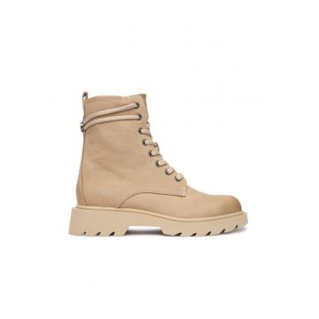 dama  piele naturala - Antelope 375 - Bej - Bej