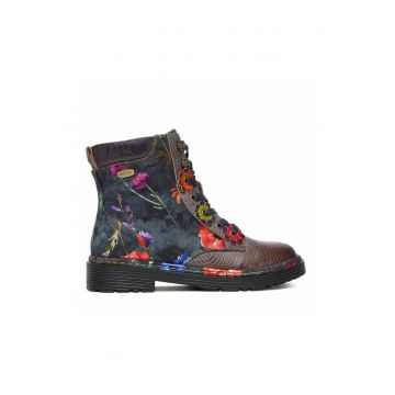 dama -  piele naturala - Multicolor