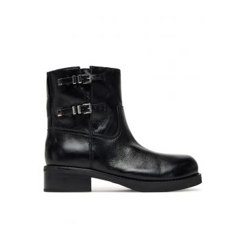 dama  Piele naturala - Negru - Negru