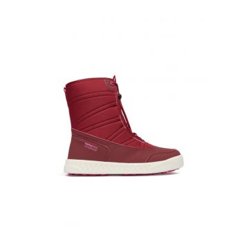 Ghete baieti -  textil - rosu