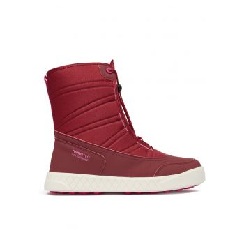 Ghete baieti -  textil - rosu