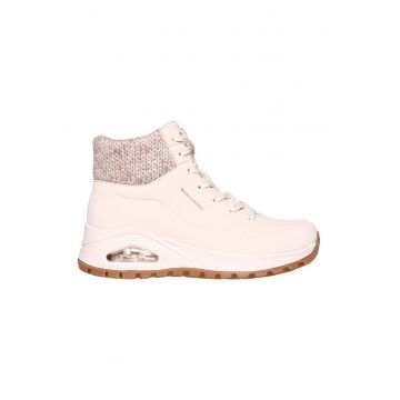 Ghete cu talpa wedge Uno Rugged Darling - Bej deschis