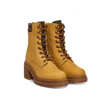 Ghete dama -  1-25294-45 - piele naturala - maro -