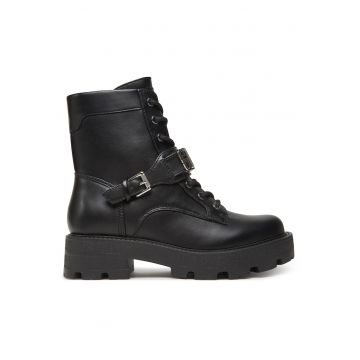 Ghete dama  piele ecologica - negru -