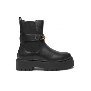 Ghete dama  piele ecologica - negru -