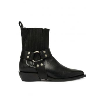 Ghete dama  piele naturala - negru - GWN99.000.C0003L