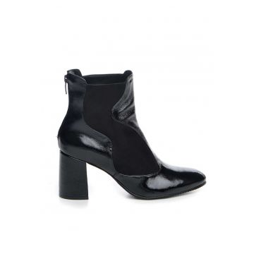 Ghete Dama Piele Naturala Negru Kelly