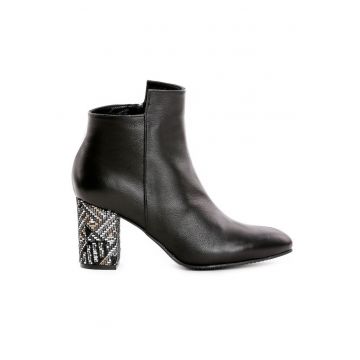 Ghete Dama Piele Naturala Negru Rogue