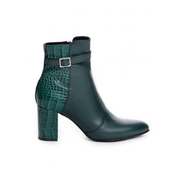 Ghete Dama Piele Naturala Verde Eva