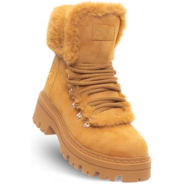 Ghete dama -  sintetic/textil - Galben