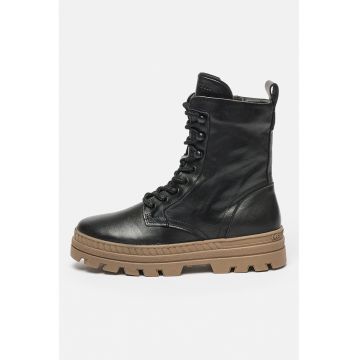 Ghete de piele - Negru