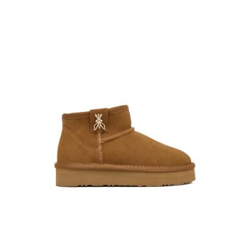 Ghete de zapada unisex  piele naturala - maro - Maro