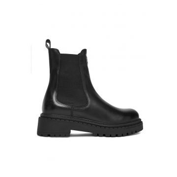 Botine Chelsea dama - G Star Raw - piele naturala - negru - izolate termic -