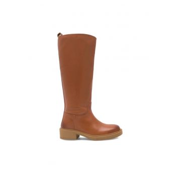 Botine dama -  590558811247138 - Piele naturala - Maro