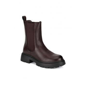 Botine dama CEO-HY60109-1 -  Piele ecologica - Maro