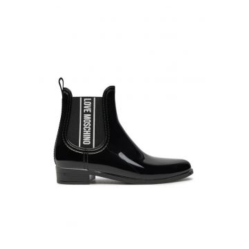 Botine dama -  de cauciuc - negru