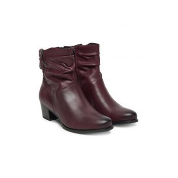 Botine dama -  visiniu - Rosu inchis