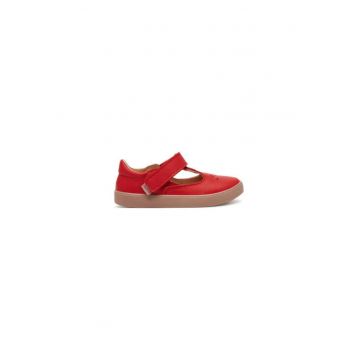 Cizme fete  2290/5-55 - Piele naturala - Rosu deschis