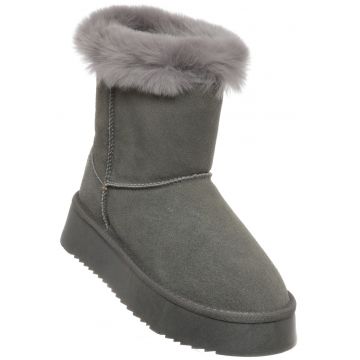 dama -  gri - piele - Gri