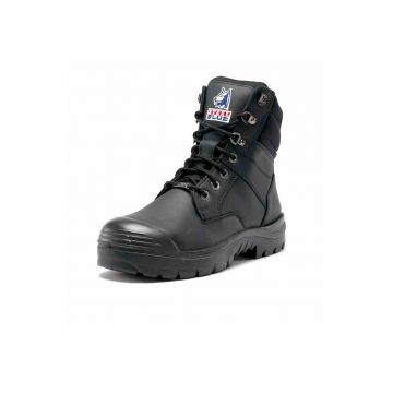 Ghete barbati -  Piele nabuc - Negru - Negru