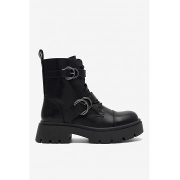 Ghete dama  5905588011149 - Sintetic - Negru - Negru