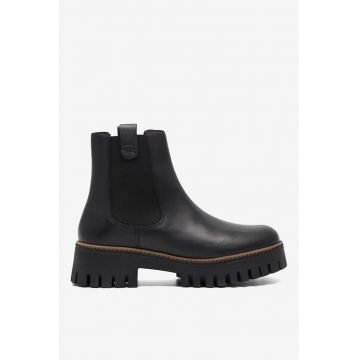 Ghete dama  5905588081654 - Piele naturala - Negru - Negru