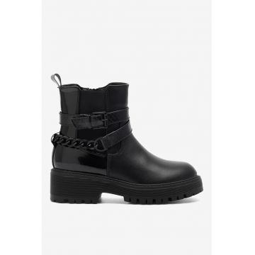 Ghete dama  5905588102892 - Sintetic - Negru - Negru