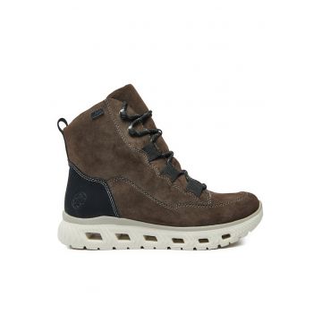 Ghete dama  M6012-25 - culoare maro - textil