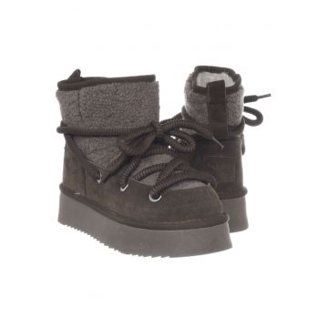 Ghete dama -  SCW421P17/03 - lunar brown - piele