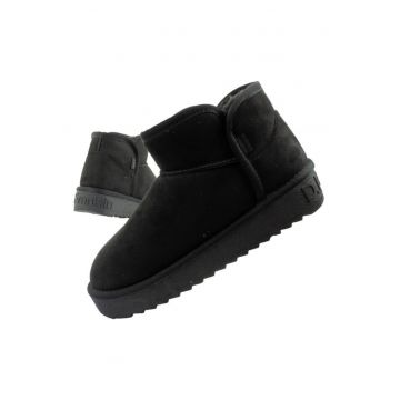 Ghete de zapada de iarna pentru femei D. Franklin - ghete la moda - izolate - cu captuseala de blana - Negru