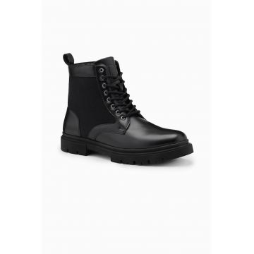 Ghete din piele ecologica - Negru