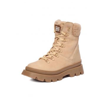 Ghete  pentru copii - piele naturala - Bej