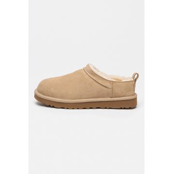 Ghete slip-on de piele intoarsa Classic Micro - Maro nisip