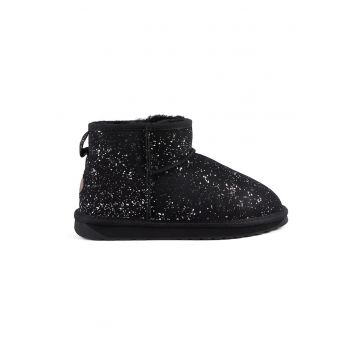 Ghete slip-on de piele intoarsa Stinger Micro Galaxy - Negru